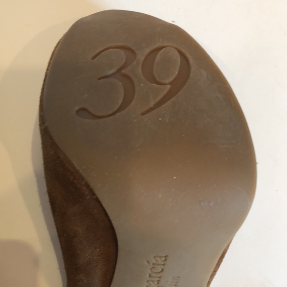 PEDRO GARCIA Paola Suede Open Toe Platform Sandals Booties 39/9 - Picture 11 of 16